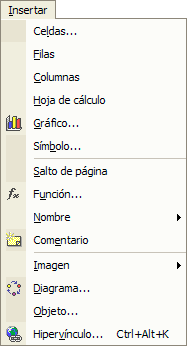 Captura Menú “Insertar” Captura Menú “Insertar”