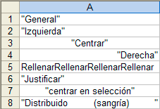 Captura ejemplos de cada alineación