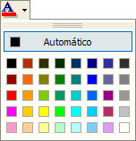 Captura del cuadro de diálogo del color del contenido