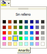 Captura del cuadro de diálogo del color de fondo