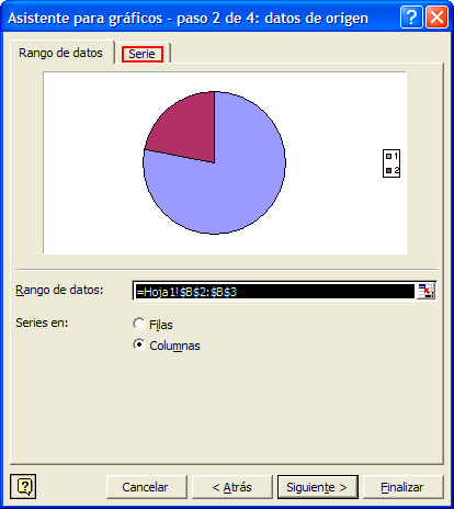 Captura pestaña “Serie” Captura pestaña “Serie”