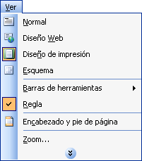 Menú Visualització