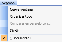 Menú Finestra
