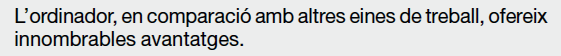Següent text a escriure Següent text a escriure