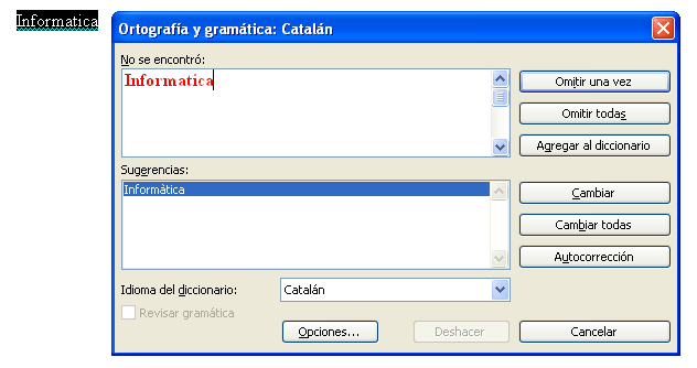 Ortografia d'una paraula