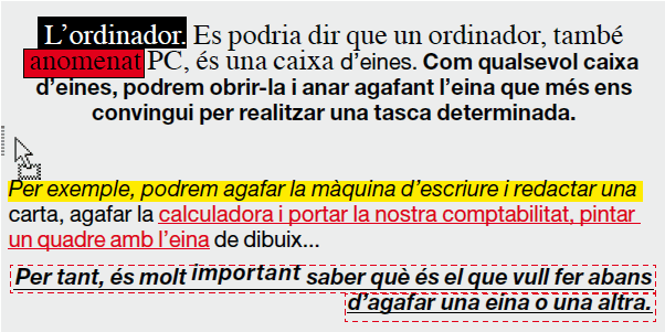 Arrossegar i col·locar