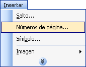 Inserir números de pàgina