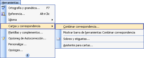 Quadre de diàleg de combinació de correspondència