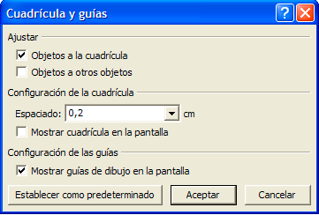 Captura finestra Cuadrícula y guías