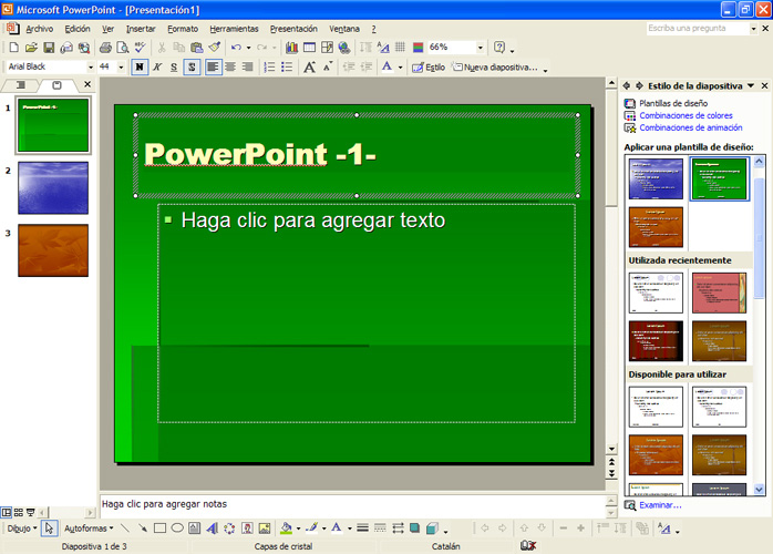 Captura Introducció text: PowerPoint -1-