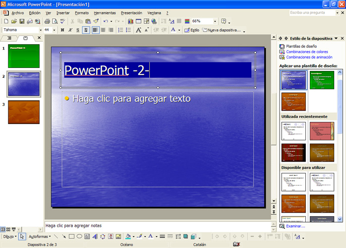 Captura Introducció text: PowerPoint -2-