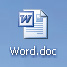 captura del icono de un archivo de Word