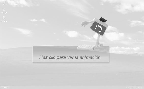 Captura de la animación Conocer el ordenador