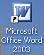 Icono Microsoft Office Word 2003