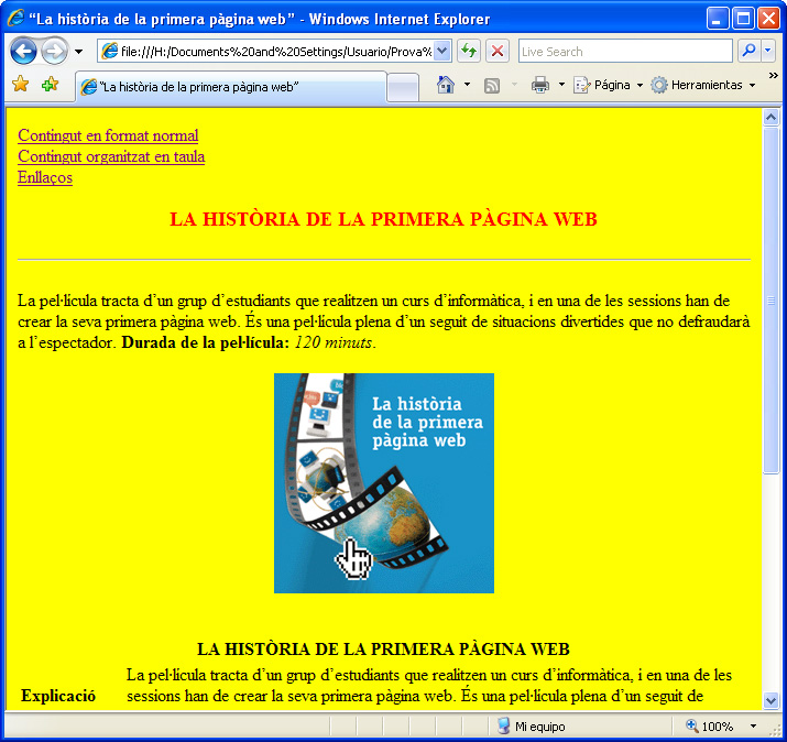 Captura visualització exercici final