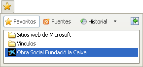 Captura llista de preferits