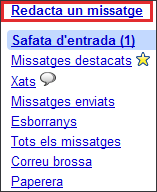 Captura enllaç Redacta un missatge