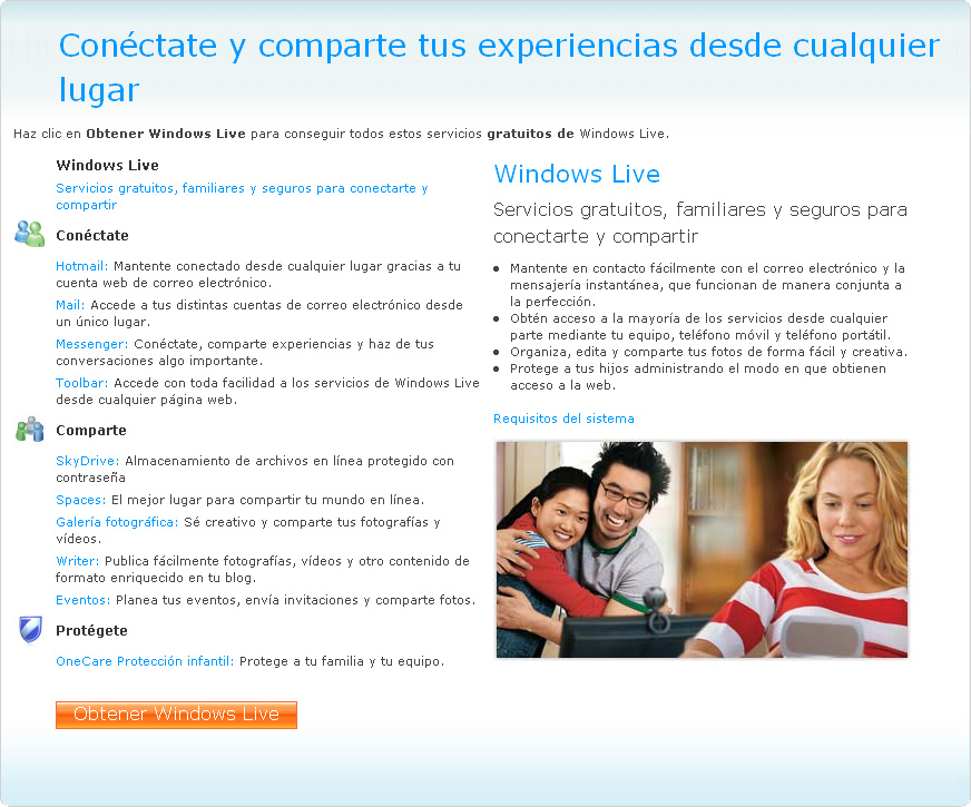 Captura descàrrega del programa MSN Messenger